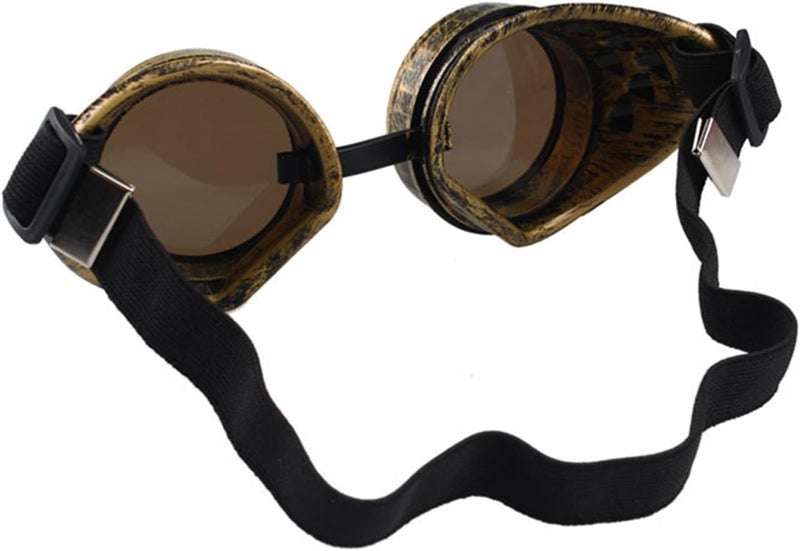 DDlife New Sell Vintage Steampunk Goggles Glasses Mad Scientist Goggles for Cosplay Costumes - Image 2